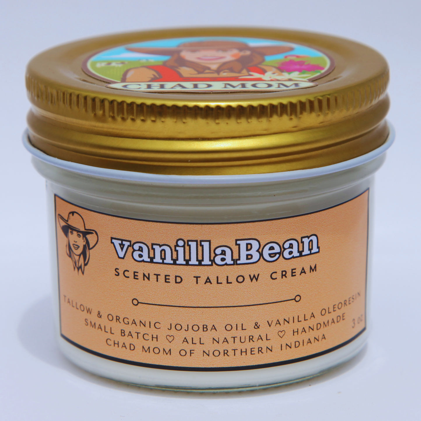 Vanilla Whipped Tallow Cream | vanillaBean