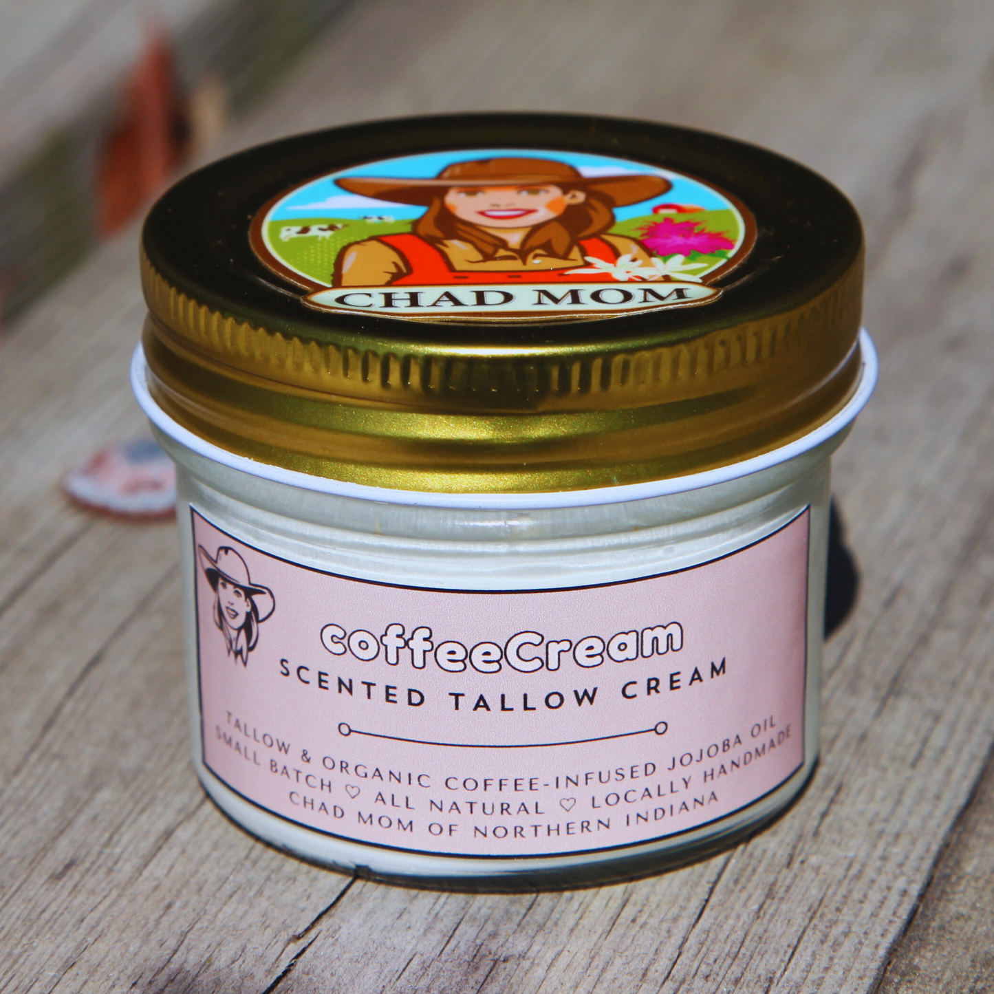 coffee scented whipped tallow cream