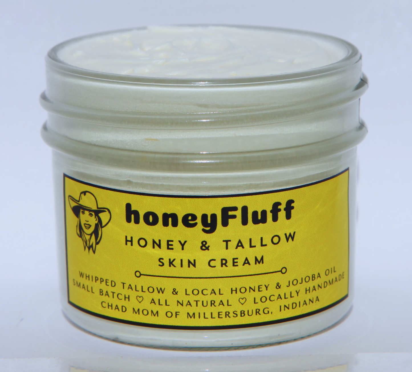 Whipped Tallow Cream with Honey | honeyFluff