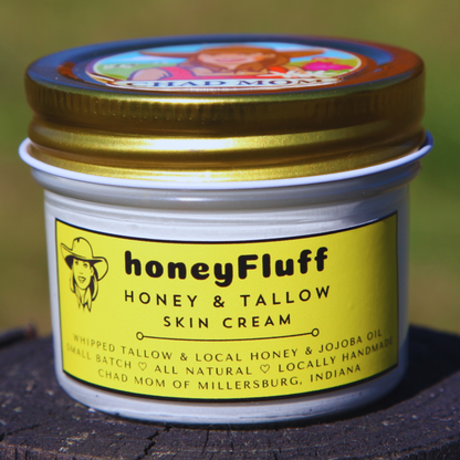 Whipped Tallow Cream with Honey | honeyFluff