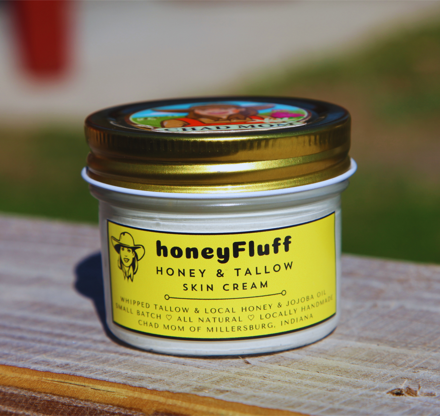 Whipped Tallow Cream with Honey | honeyFluff